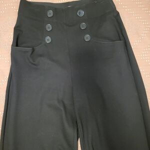 Max Studio Black High-Waisted Trousers